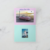 NOTECARD-THEの旅行はです カード (内部)