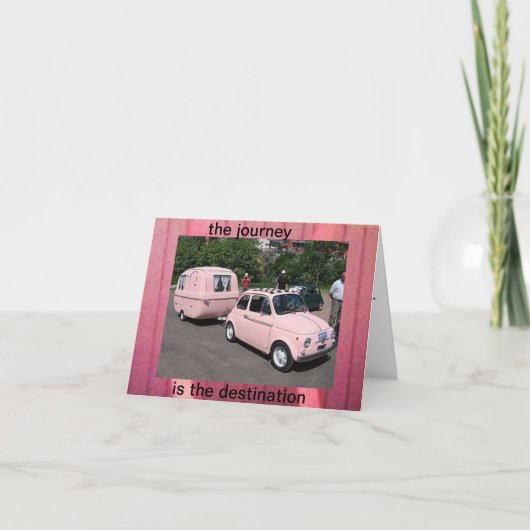 notecard-THEの旅行は行先です カード (正面)