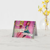 NOTECARD-YOUはチャーミング、知性がある、素晴らしいです カード (黄色い花)