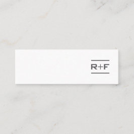Notecardsか名刺 スキニー名刺