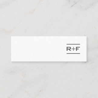 Notecardsか名刺 スキニー名刺