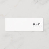 Notecardsか名刺 スキニー名刺 (正面)