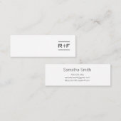 Notecardsか名刺 スキニー名刺 (正面/裏面)