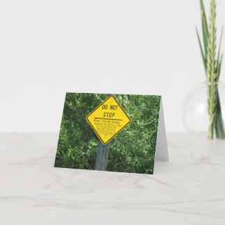 Notecardsをストップ カード