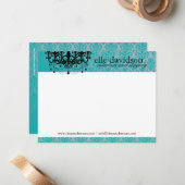 Notecardsエレガントなインテリア・デザイナー ノートカード (正面/裏面インサイチュ)