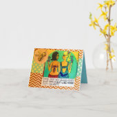 Notecards-thereはよい女の子ではないです。 ちょうど悪い女の子 カード (黄色い花)