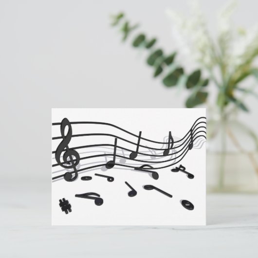 Noten, Musik ポストカード (スタンド正面)