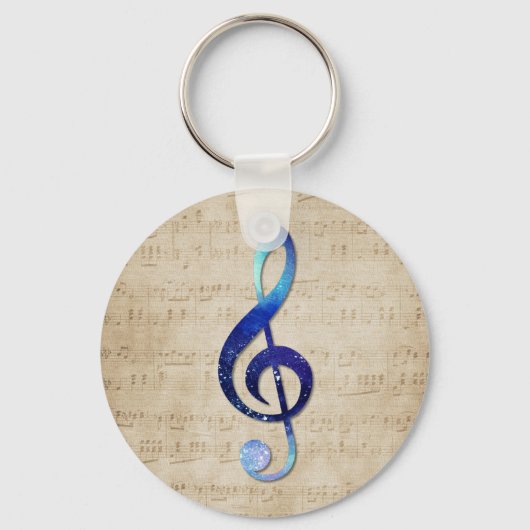 Notenschlüssel キーホルダー (正面)