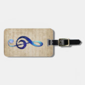 Notenschlüssel ラゲッジタグ (正面横)