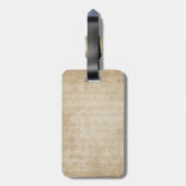 Notenschlüssel ラゲッジタグ (裏面縦)