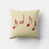 Notenschlüssel und Noten クッション (裏面)