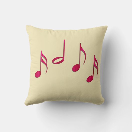 Notenschlüssel und Noten クッション (裏面)