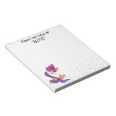 Notepaのデスクからマーメイドの愛パーソナライズされた者 ノートパッド (アングル)