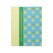 NotepadまたはJotterでPrimroses、Polkasをパーソナライズ ノートパッド (回転)