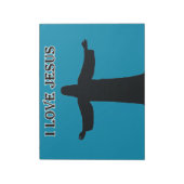 Notepad  i love jesus ノートパッド (回転)