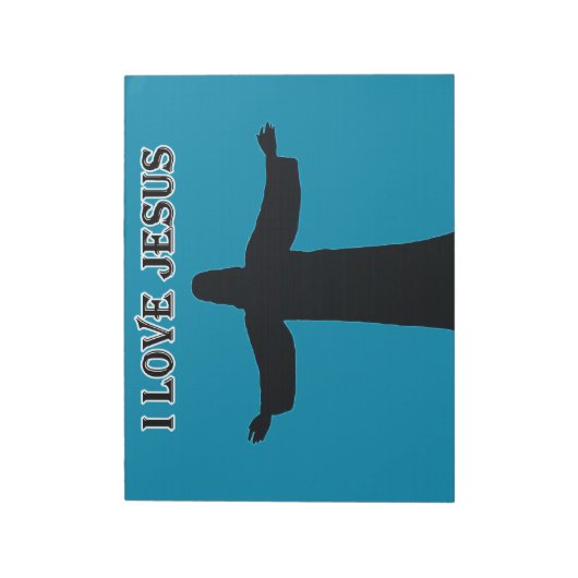 Notepad  i love jesus ノートパッド (回転)
