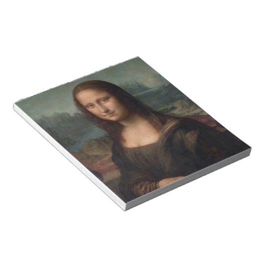 NOTEPAD : LEONARDO DA VINCI :THE MONA LISA ノートパッド (アングル)