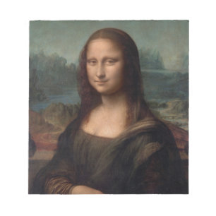 NOTEPAD : LEONARDO DA VINCI :THE MONA LISA ノートパッド
