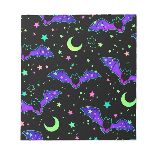 Notepad - "Purple Bats" ノートパッド (正面)