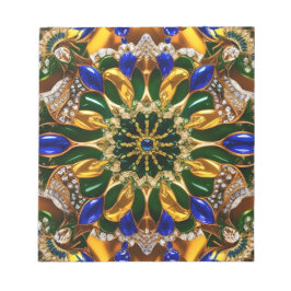 Notepad with Brazil Colorsモダンデザイン ノートパッド