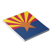 Notepad with Flag of Arizona州 ノートパッド (アングル)