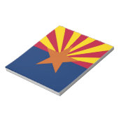 Notepad with Flag of Arizona州 ノートパッド (回転)