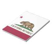 Notepad with Flag of California州 ノートパッド (回転)