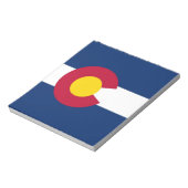 Notepad with Flag of Colorado州 ノートパッド (回転)