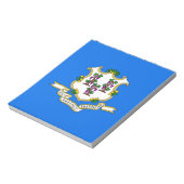 Notepad with Flag of Connecticut州 ノートパッド (回転)