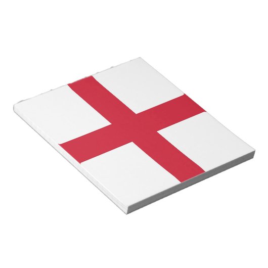 Notepad with Flag of England ノートパッド (アングル)