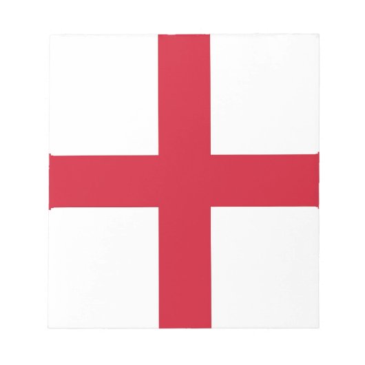 Notepad with Flag of England ノートパッド (正面)