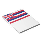 Notepad with Flag of Hawaii州 ノートパッド (アングル)