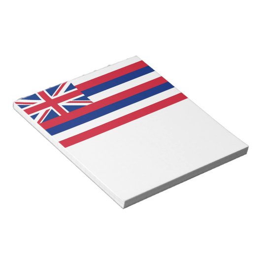 Notepad with Flag of Hawaii州 ノートパッド (アングル)