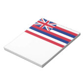 Notepad with Flag of Hawaii州 ノートパッド (回転)