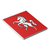Notepad with Flag of Kent, England ノートパッド (アングル)