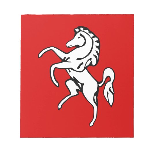 Notepad with Flag of Kent, England ノートパッド (正面)