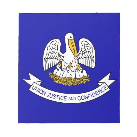 Notepad with Flag of Louisiana州 ノートパッド (正面)