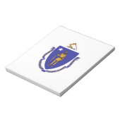 Notepad with Flag of Massachusetts州 ノートパッド (回転)