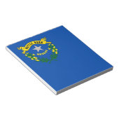 Notepad with Flag of Nevada州 ノートパッド (アングル)