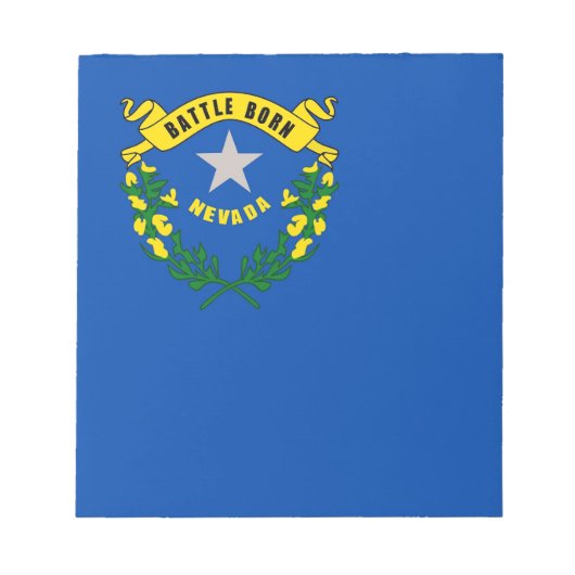 Notepad with Flag of Nevada州 ノートパッド (正面)