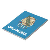 Notepad with Flag of Oklahoma州 ノートパッド (回転)