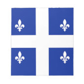 Notepad with Flag of Quebec，カナダ ノートパッド (正面)