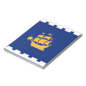Notepad with Flag of Quebec City, Canada ノートパッド (回転)