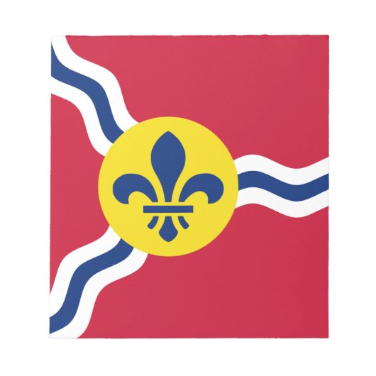 Notepad with Flag of St. Louis, Missouri ノートパッド (正面)