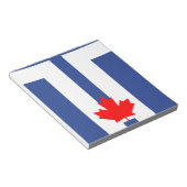 Notepad with Flag of Toronto, Canada ノートパッド (アングル)