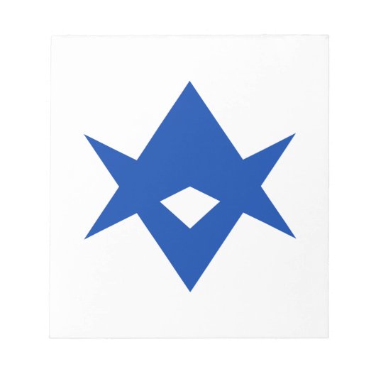 Notepad with Flag of Toyota City, Japan ノートパッド (正面)