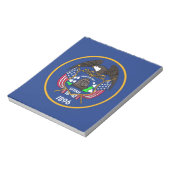 Notepad with Flag of Utah州 ノートパッド (回転)