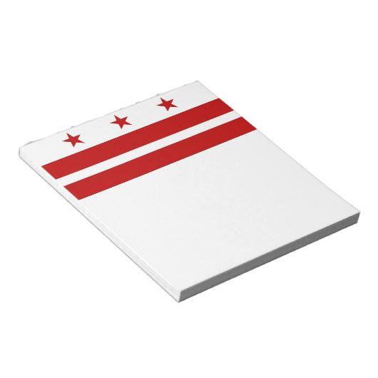 Notepad with Flag of Washington DC ノートパッド (アングル)