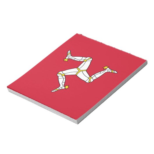 Notepad with Isle of Man Flag ノートパッド (回転)