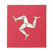 Notepad with Isle of Man Flag ノートパッド (正面)